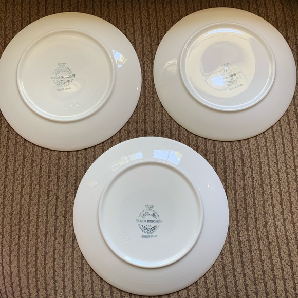 Vtg MCM Taylor Ironstone Green Span Dish - Picture 3 of 11